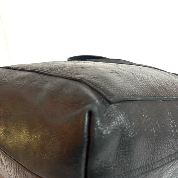 Madewell Elegant Black Leather Tote Bag - Picture 6 of 11